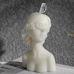 Woman Figurine Wax Candle